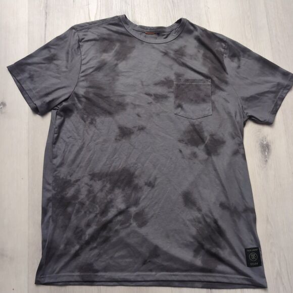 Roark Revival Shirt Mens XL Gray Mathis Tie Dye Crew Neck Run Amok Tee Shirt - Picture 1 of 4